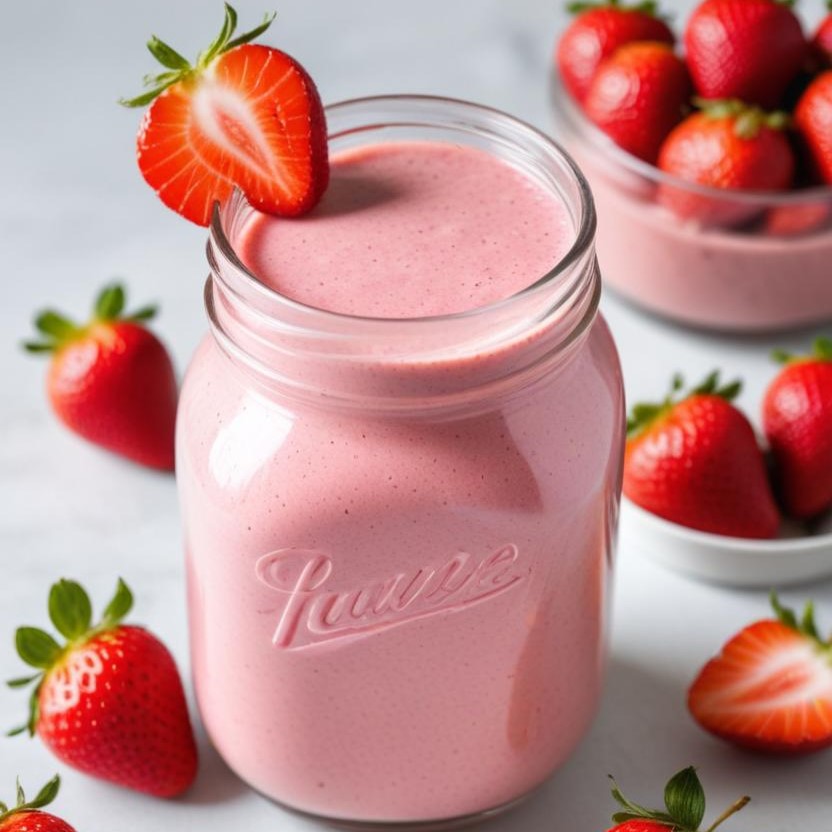 Licuado de Fresa (1/2 L)